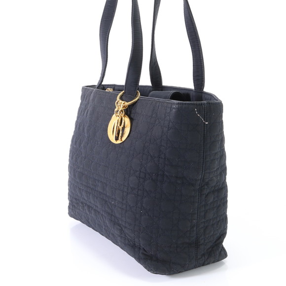 Christian Dior Cannage Tote Bag Navy - Picture 5 of 15